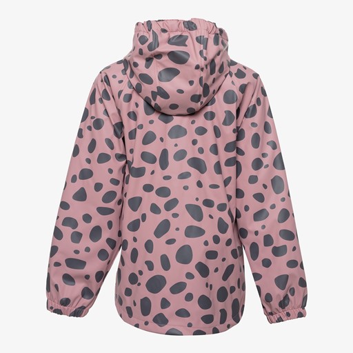 Gevoerde kinder regenjas roze