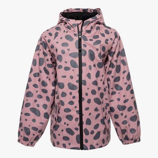 Gevoerde kinder regenjas roze