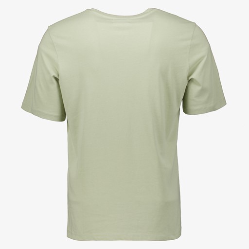 Heren T-shirt met palmbomen lichtgroen