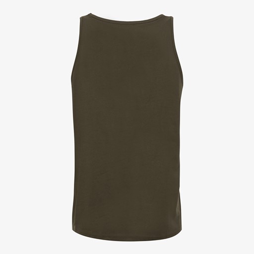 Heren singlet donkergroen