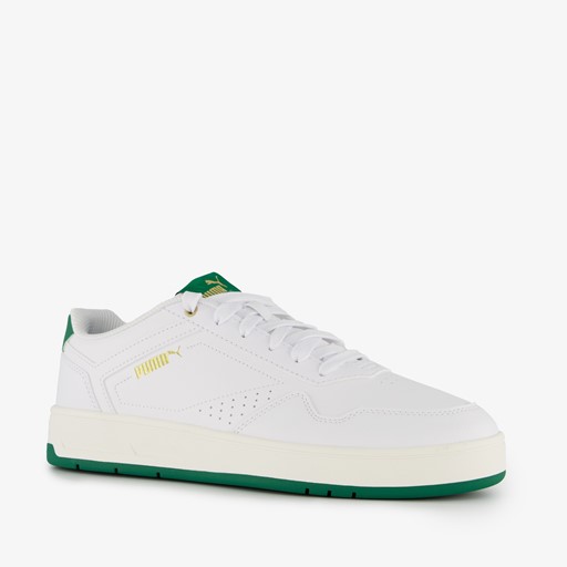 Court Classic heren sneakers wit groen