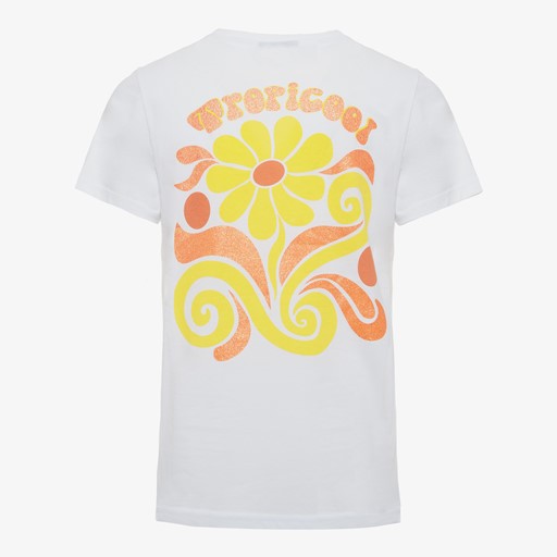 Dames T-shirt met backprint wit