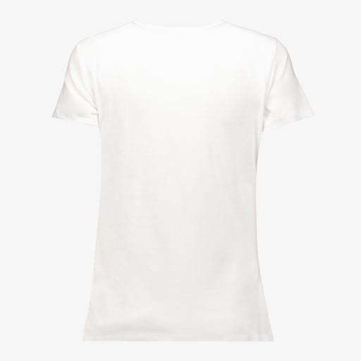 Dames T-shirt met dessin wit