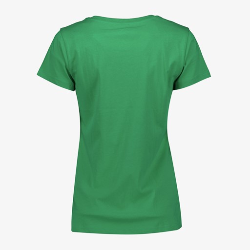 Dames T-shirt met print groen