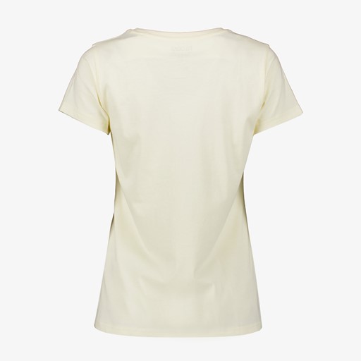 Dames T-shirt met print ecru