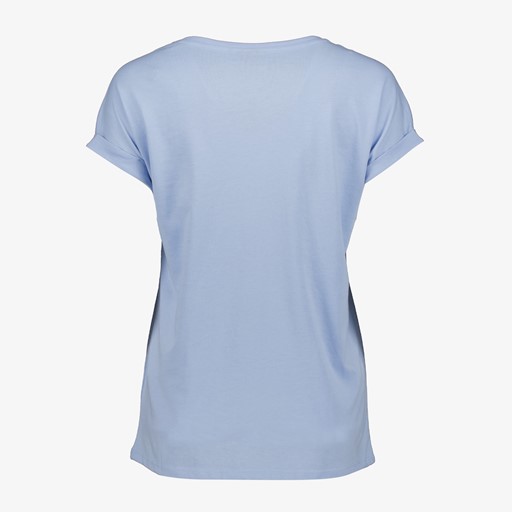 Dames T-shirt ijsblauw