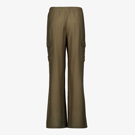 Dames cargo pantalon donkergroen