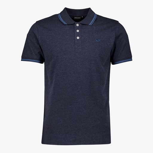 Heren polo donkerblauw