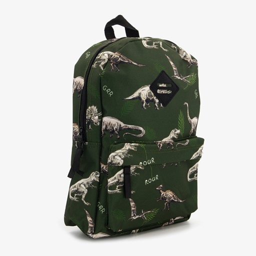Kinder rugzak met dino print groen 9 liter