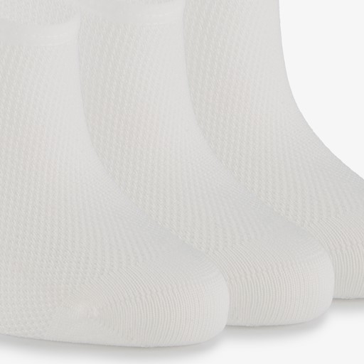 3 paar dames footies wit