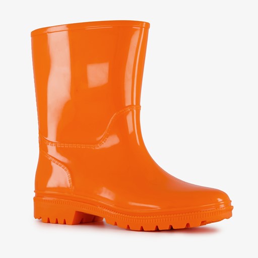 Oranje kinder regenlaarzen