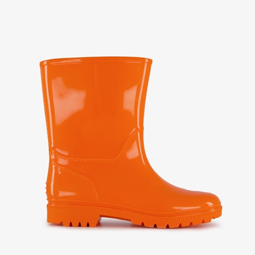 Oranje kinder regenlaarzen