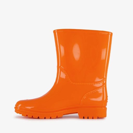 Oranje kinder regenlaarzen