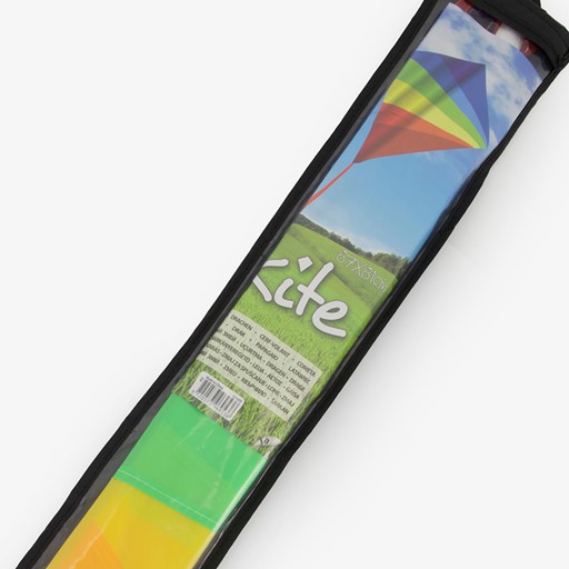 Vlieger met regenboogkleuren 87 x 81 cm