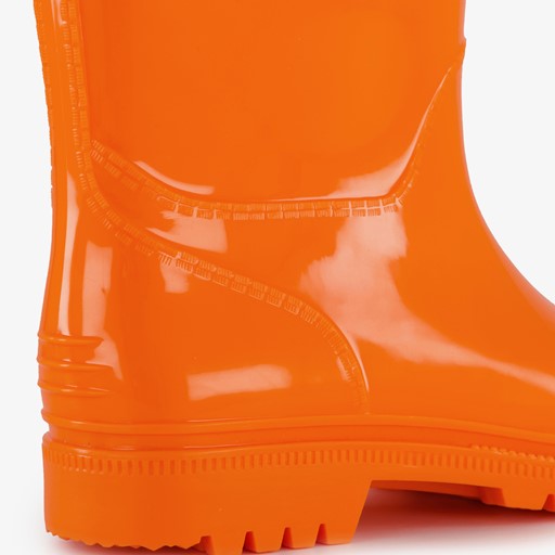 Oranje kinder regenlaarzen
