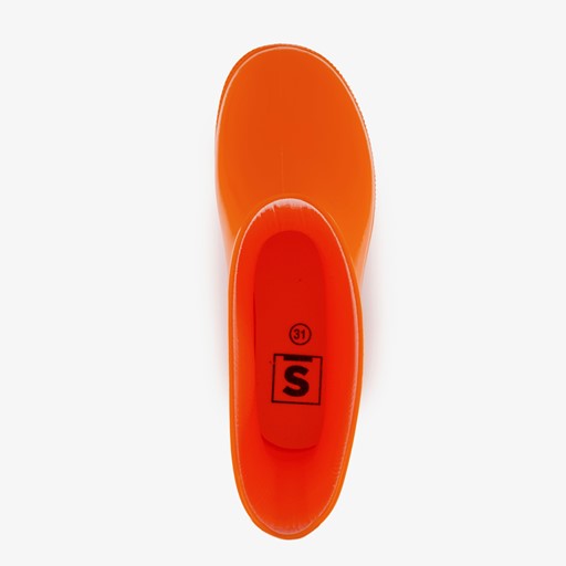 Oranje kinder regenlaarzen
