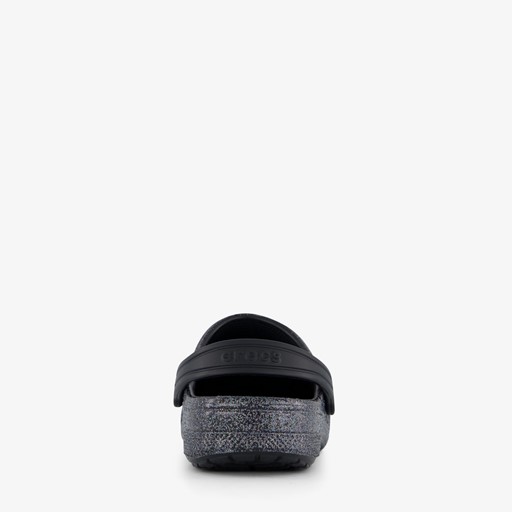 Baya Clog kinder klompen zwart glitter