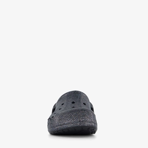 Baya Clog kinder klompen zwart glitter
