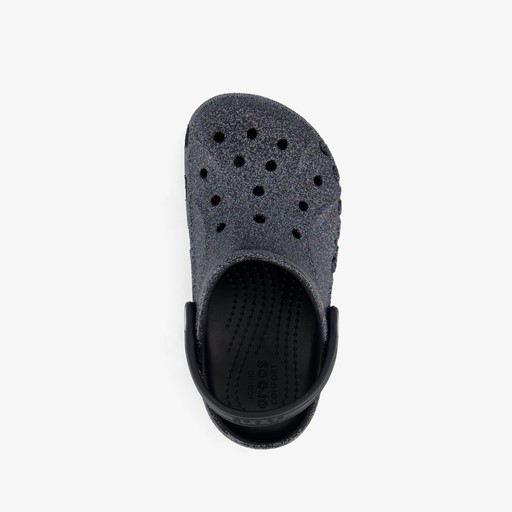 Baya Clog kinder klompen zwart glitter