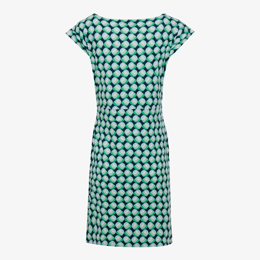 Dames jurk met groene print
