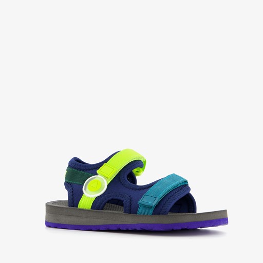 Jongens watersandalen blauw groen