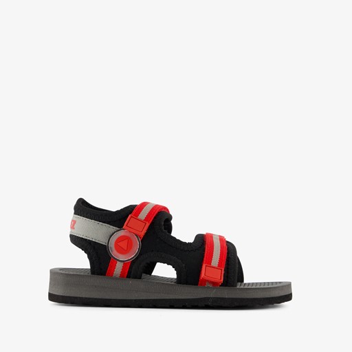 Jongens watersandalen zwart rood