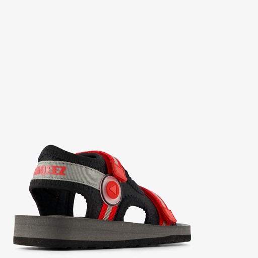 Jongens watersandalen zwart rood