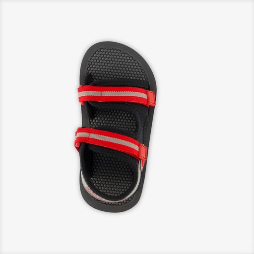 Jongens watersandalen zwart rood