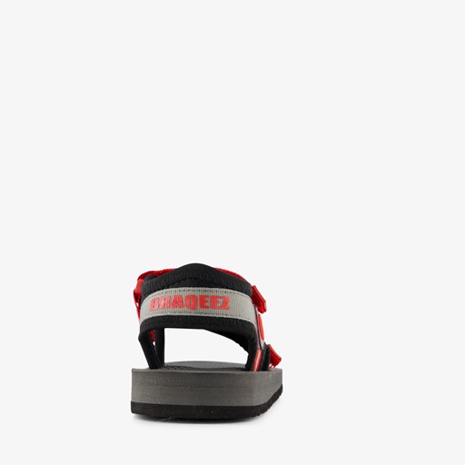 Jongens watersandalen zwart rood