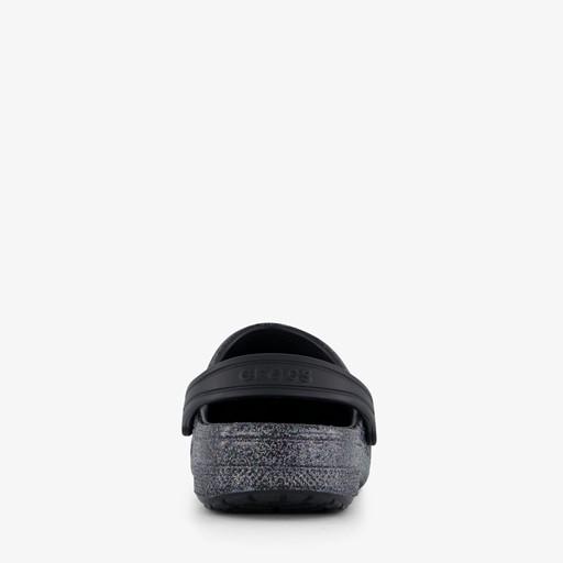 Baya Clog kinder klompen zwart glitter