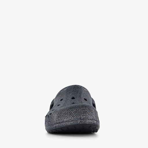 Baya Clog kinder klompen zwart glitter