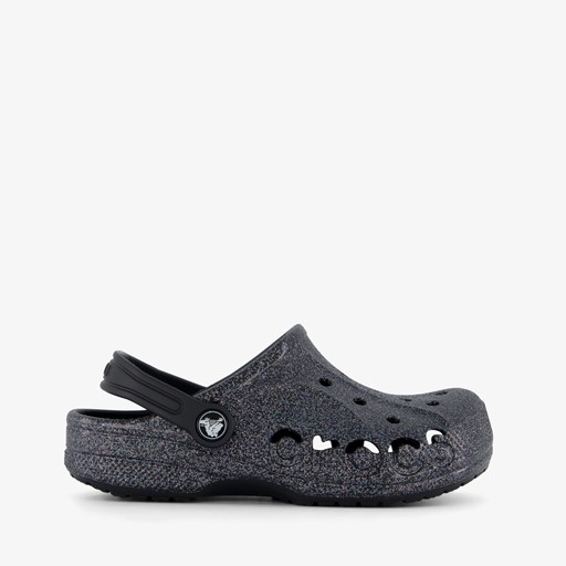 Baya Clog kinder klompen zwart glitter