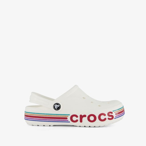 Bayaband Rainbow Glitter Clog klompen wit