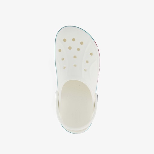 Bayaband Rainbow Glitter Clog klompen wit
