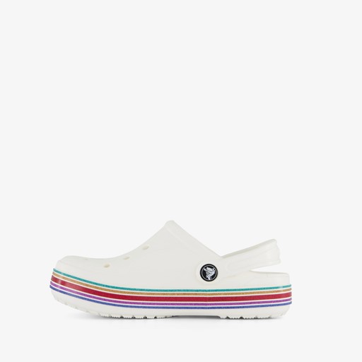 Bayaband Rainbow Glitter Clog klompen wit