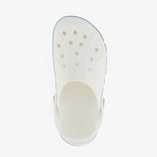 Bayaband Rainbow Glitter Clog klompen wit