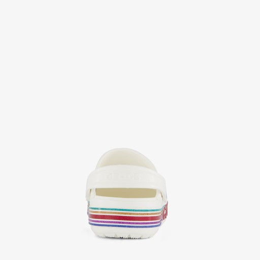 Bayaband Rainbow Glitter Clog klompen wit