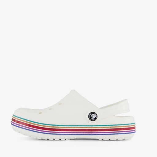 Bayaband Rainbow Glitter Clog klompen wit