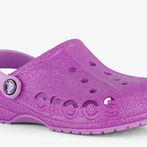 Baya Clog kinder klompen paars glitter