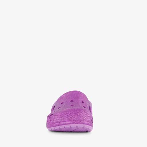Baya Clog kinder klompen paars glitter