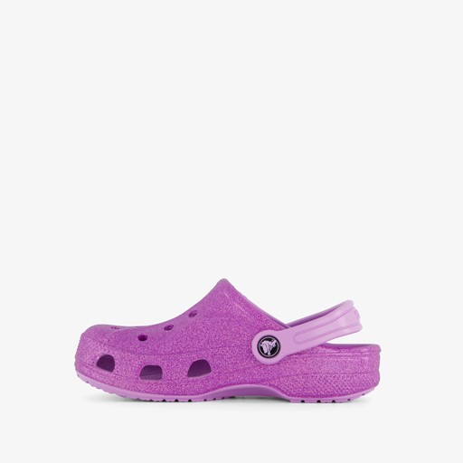 Baya Clog kinder klompen paars glitter
