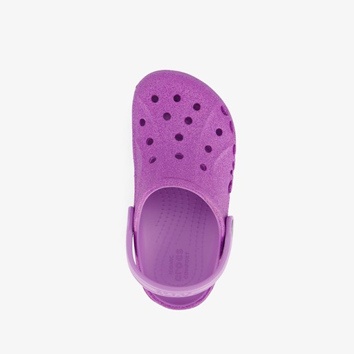 Baya Clog kinder klompen paars glitter