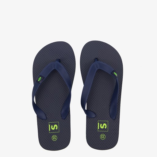 Kinder teenslippers donkerblauw