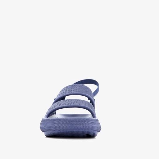 Jongens badslippers blauw met dikke zolen