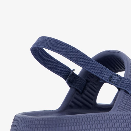 Jongens badslippers blauw met dikke zolen