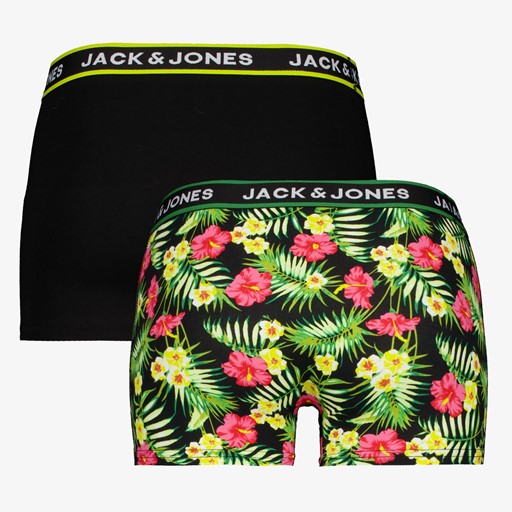 Heren boxershorts 2 pack zwart groen