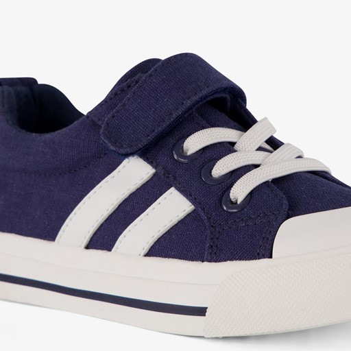 Canvas sneakers kind blauw wit