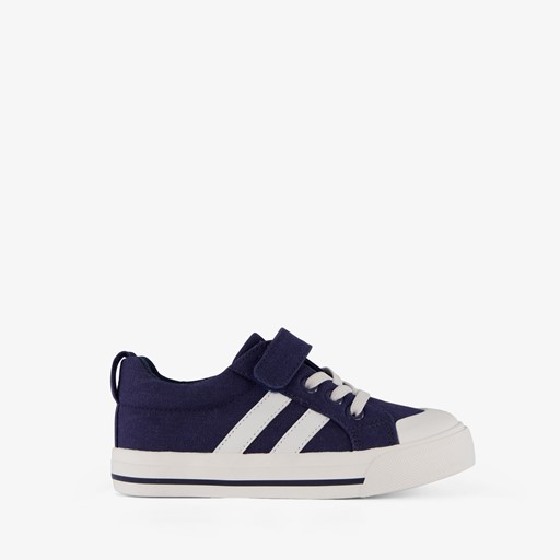 Canvas sneakers kind blauw wit