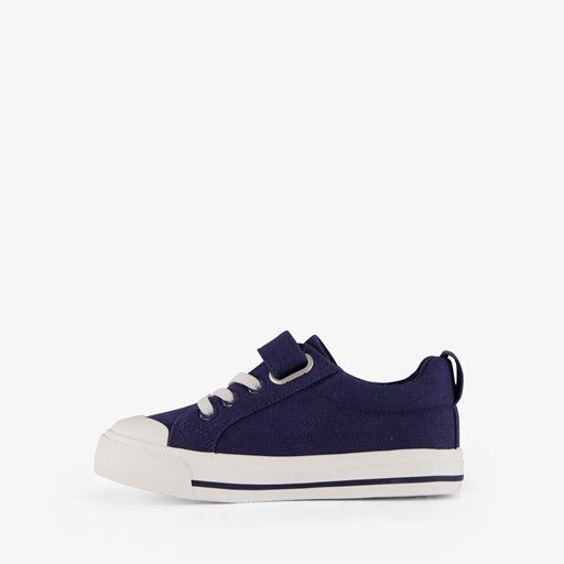 Canvas sneakers kind blauw wit