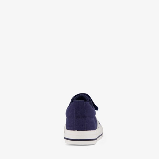 Canvas sneakers kind blauw wit